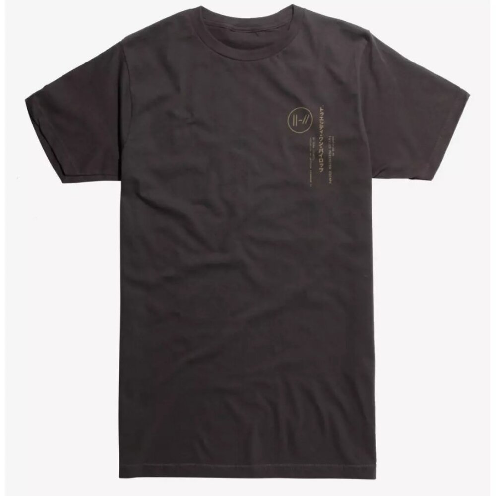 Twenty One Pilots Double Lines Logo Katakana T-Shirt Hot Topic Exclusive